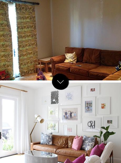 ANTES/DESPUÉS: CÓMO TRANSFORMAR UN SALÓN OSCURO EN OTRO LUMINOSO Y CHIC