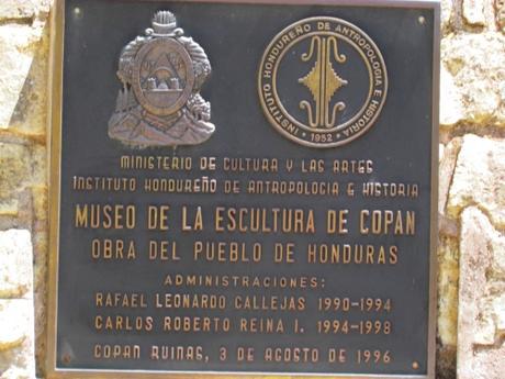 Museo de la escultura. Copán. Honduras