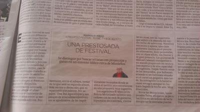 Una prestosada de festival