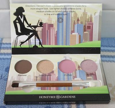 Cosmopolitan Eyeshadow Palette + Nail Polish Remover (Honeybee Gardens)