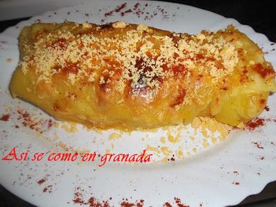 Brazo de gitano de pollo