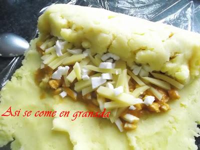 Brazo de gitano de pollo