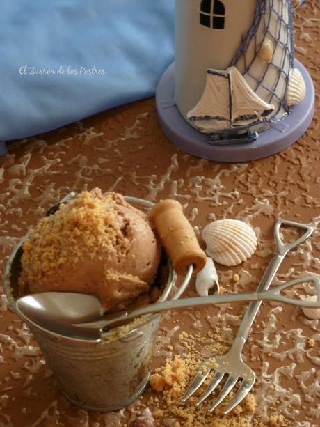 Helado de Turrón de Chocolate