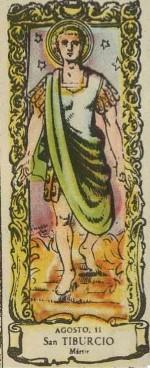 San Tiburcio, de los carbones al cielo.