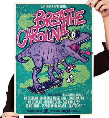 Los dinosaurios skaters de Vinicius Gut