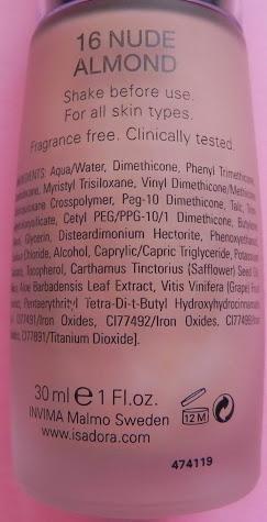 Tu base, a fondo: Isadora Nude Sensation (Review)