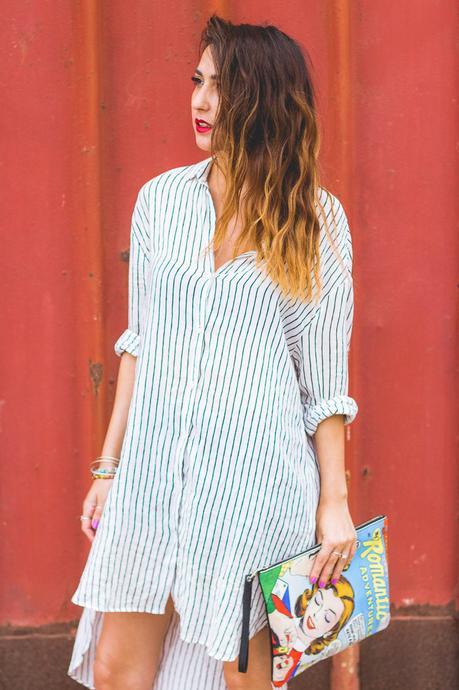 En Camisa zara stripes dress
