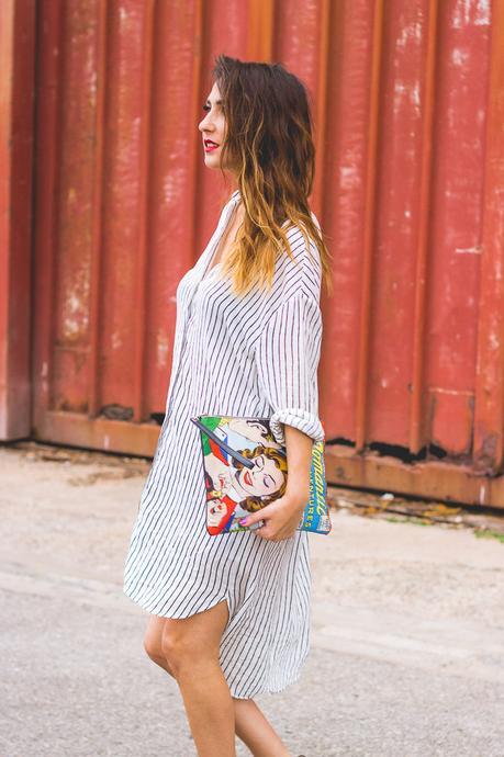 En Camisa stripes shirt