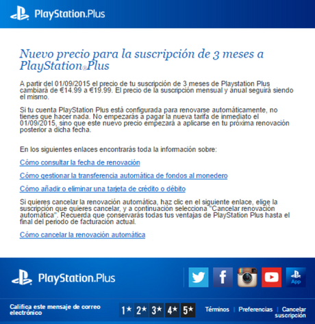 El pago mensual de PlayStation Plus también subirá de precio