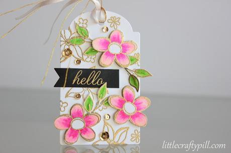 Zig Clean Color Real Brush Review + Floral tag Zig Clean Color Real Brush Review + Floral tag