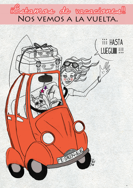 Pues si amigos. Yo, estoy de vacaciones. ¡¡Viva...