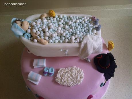 TARTA BAÑERA DE BURBUJAS