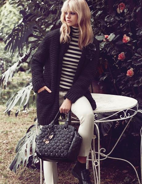 Nadine Leopold luce diseños de los 70s para la nueva campaña de Twin-Set