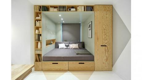 Sacarle partido a un dormitorio juvenil Cama a medida