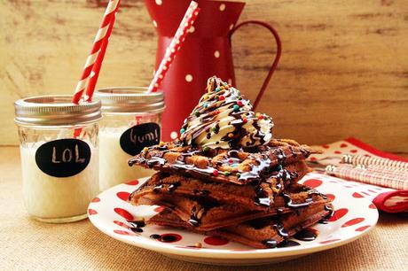 Chocolaty Waffles