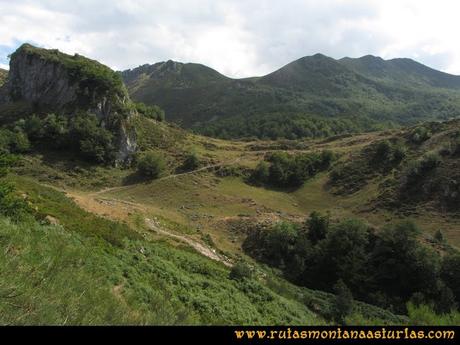 Ruta Ventaniella, Ten y Pileñes: Vista de El Xerru