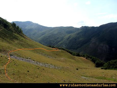Ruta Ventaniella, Ten y Pileñes: Bajando a El Xerru