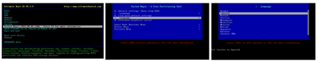 Mantenimiento del PC V. Particionar y formatear un disco ii Menu UBCD