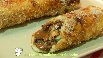 Cómo hacer rollitos de pan de molde con nocilla