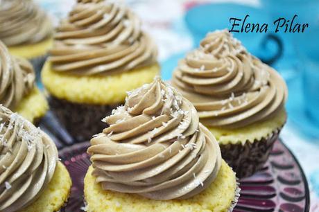 Cupcakes de coco y nutella
