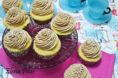 Cupcakes de coco y nutella