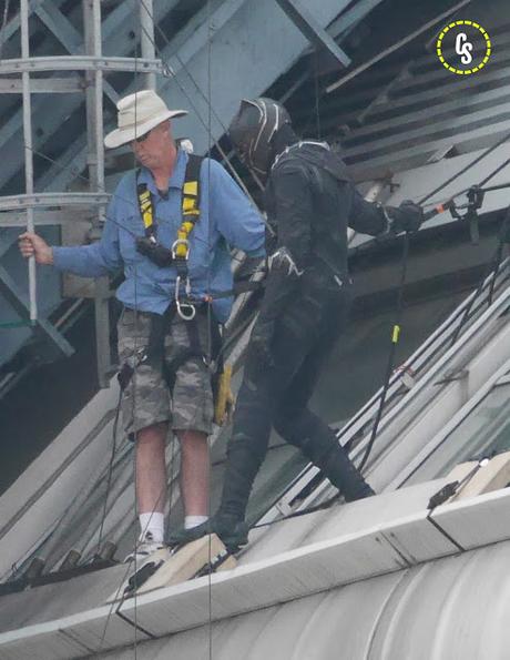 PRIMER VISTAZO A PANTERA NEGRA EN EL SET DE RODAJE DE CAPITÁN AMÉRICA: CIVIL WAR