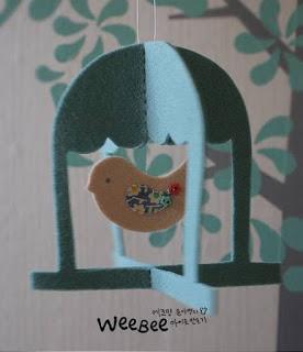 DIY- Jaula de pajaritos en fieltro