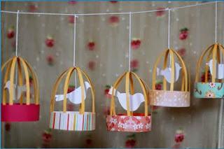 DIY- Jaula de pajaritos en fieltro