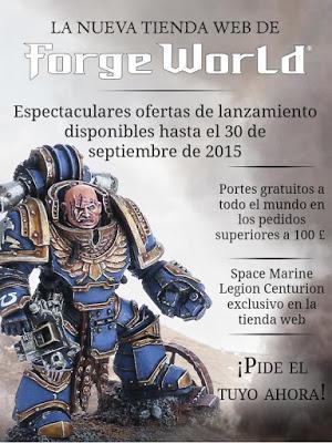 La tienda web nueva de Forge World ya esta abierta