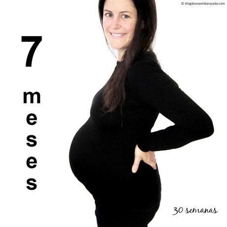 7 meses de mi segundo embarazo