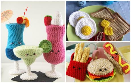 Amigurumi en forma de comida , divertida forma de tejer