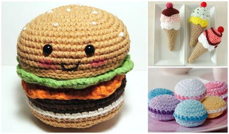 Amigurumi en forma de comida , divertida forma de tejer