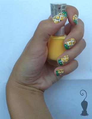 Manicura Inspiración Piña