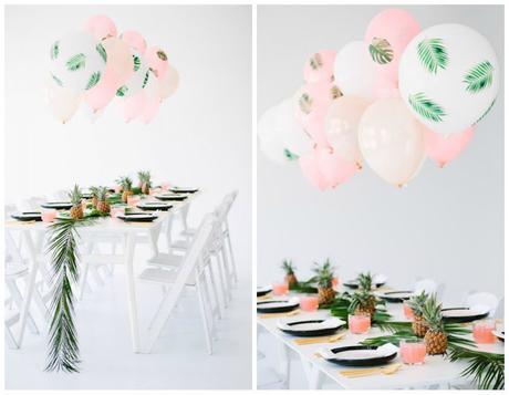 Tropical inspired party.