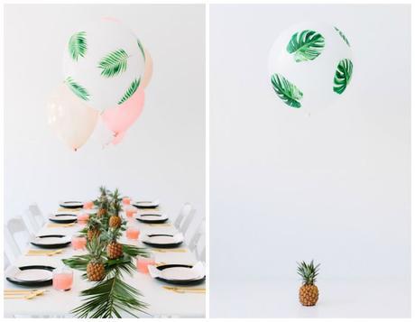 Tropical inspired party.