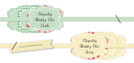 Etiquetas Shabby Chic para Scrapbook | Úsalas para tarjetas, manualidades, scrapbook, para banners, blog y web!