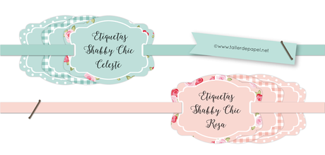 Etiquetas Shabby Chic para Scrapbook | Úsalas para tarjetas, manualidades, scrapbook, para banners, blog y web!