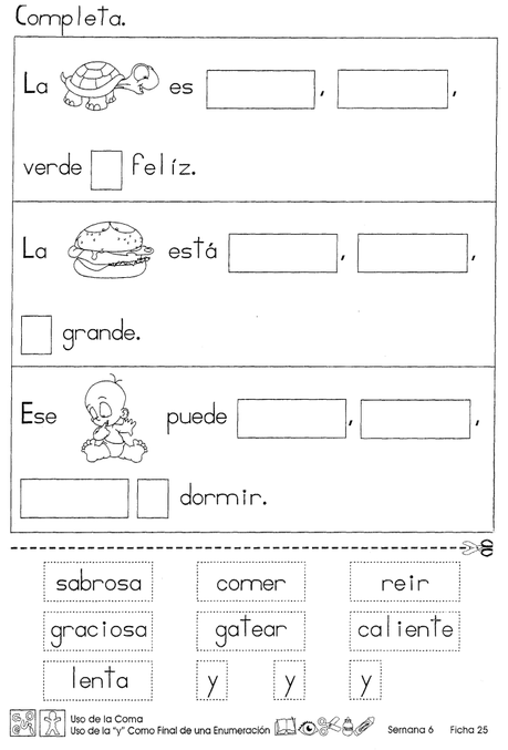 Uso de la coma uso de la “y” como final de una enumeración 2do Grado Uso de la coma uso de la y como final de enumeración