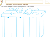Trazado libre caminos rectos verticales Grafomotricidad años