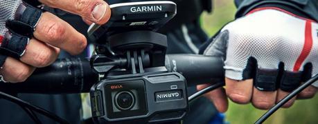 Garmin lanza su paquete Cycling Bundle de su cámara de acción Virb XE (con un interesante montaje para llevar computador y cámara en el manillar)