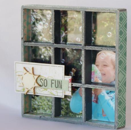 Marco de madera “So fun”