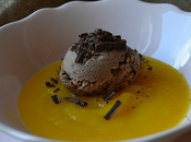 Crema mango helado chocolate