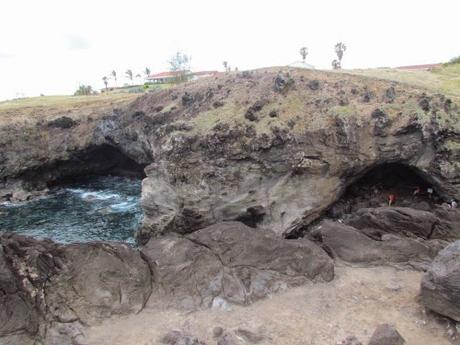 Cueva Ana Kai Tangata. Rapa Nui