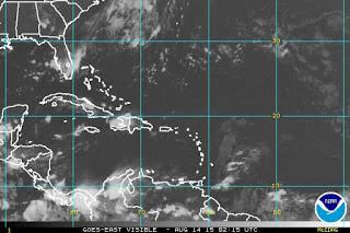 Chubascos en pronostico por sistema alta presión.