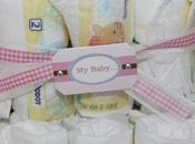 Tarta pañales niña