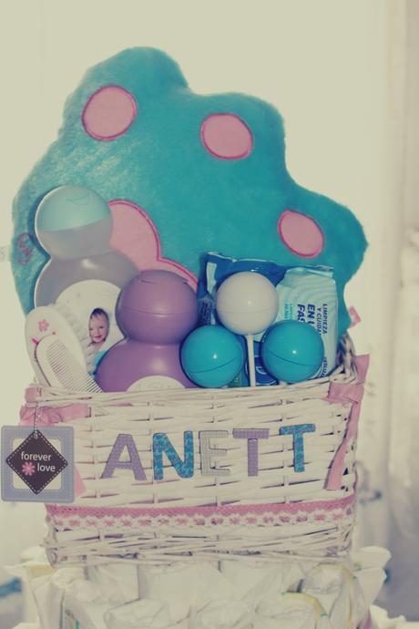 TARTA PAÑALES NIÑA