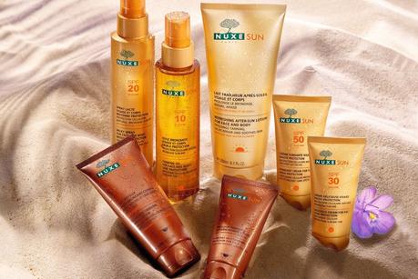 La gama Nuxe Sun casi al completo (faltan las 2 novedades de 2015)