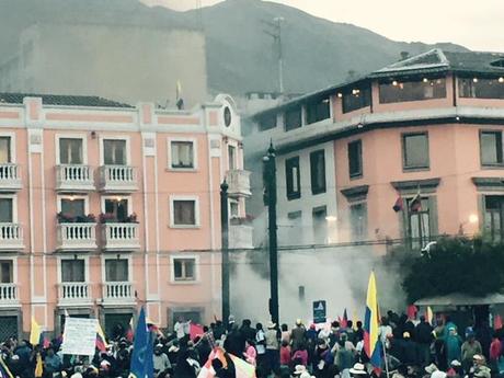 Paro Nacional hoy en Ecuador #FueraCorreaFuera