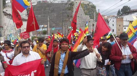 Paro Nacional hoy en Ecuador #FueraCorreaFuera