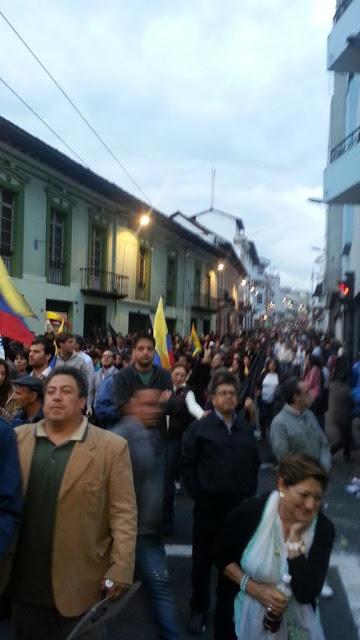 Paro Nacional hoy en Ecuador #FueraCorreaFuera